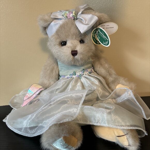 RARE The Bearington Bear Felicia and Flutterwings #1615 Wind UP Musical BearNWT - Picture 16 of 16